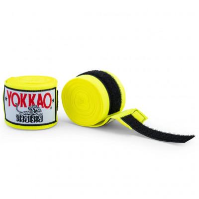  Бинты для бокса YOKKAO neon yellow (02858) фото 3
