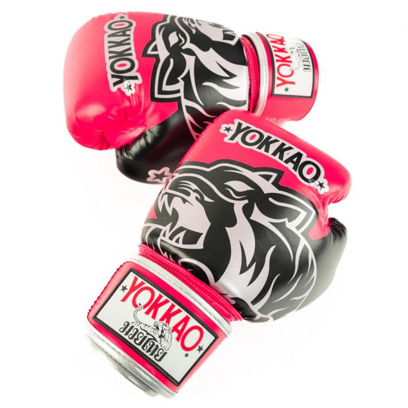 Боксерские перчатки YOKKAO Original Boxing Pink (02840) фото 4