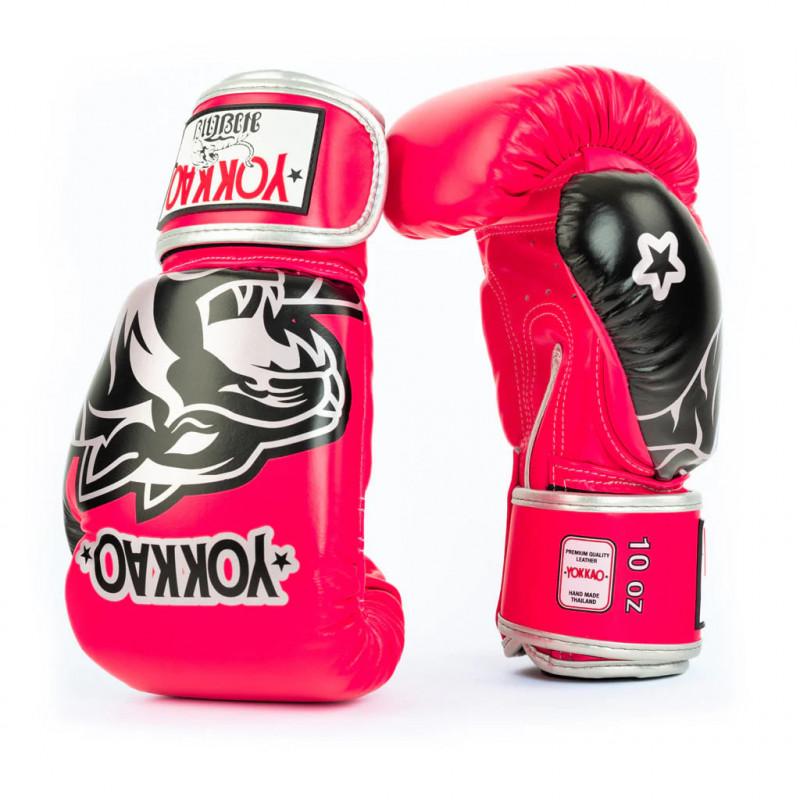 Боксерские перчатки YOKKAO Original Boxing Pink (02840) фото 2