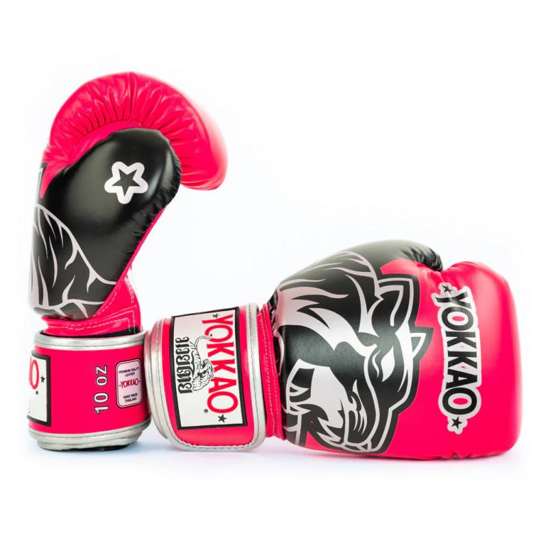 Боксерские перчатки YOKKAO Original Boxing Pink (02840) фото 3