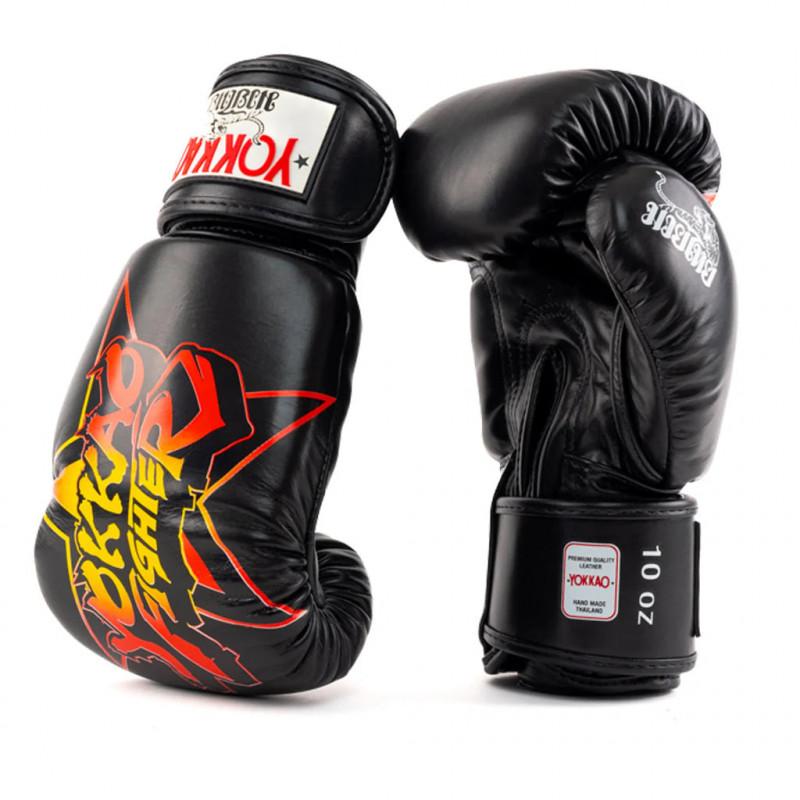 Перчатки YOKKAO Fighter KO Boxing Black (02850) фото 3