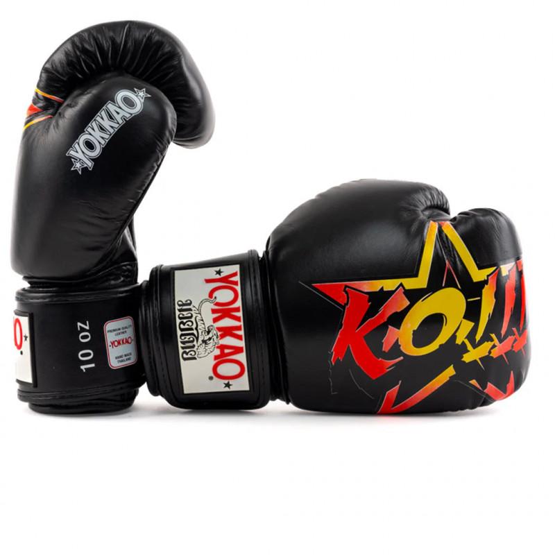 Перчатки YOKKAO Fighter KO Boxing Black (02850) фото 2