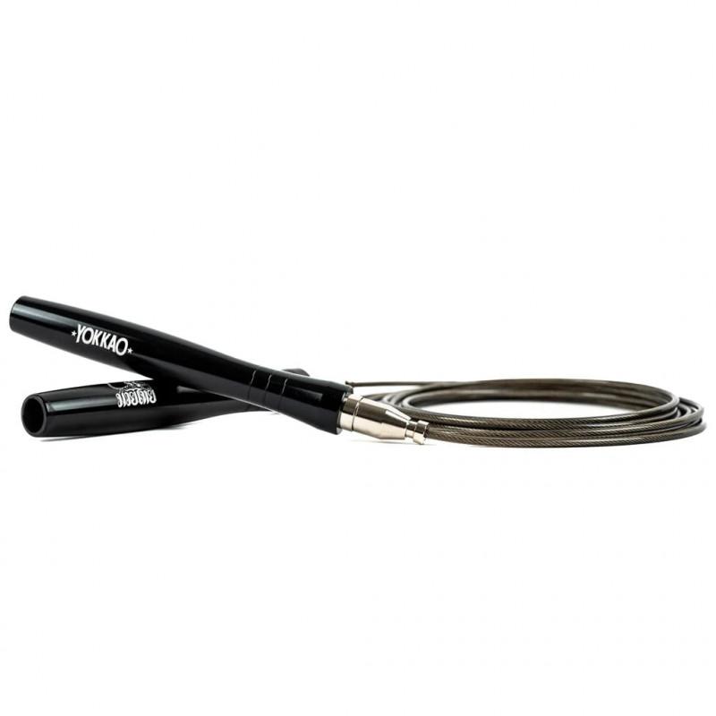 Скакалка YOKKAO Boxing Skipping Ropes Black (02856) фото 3