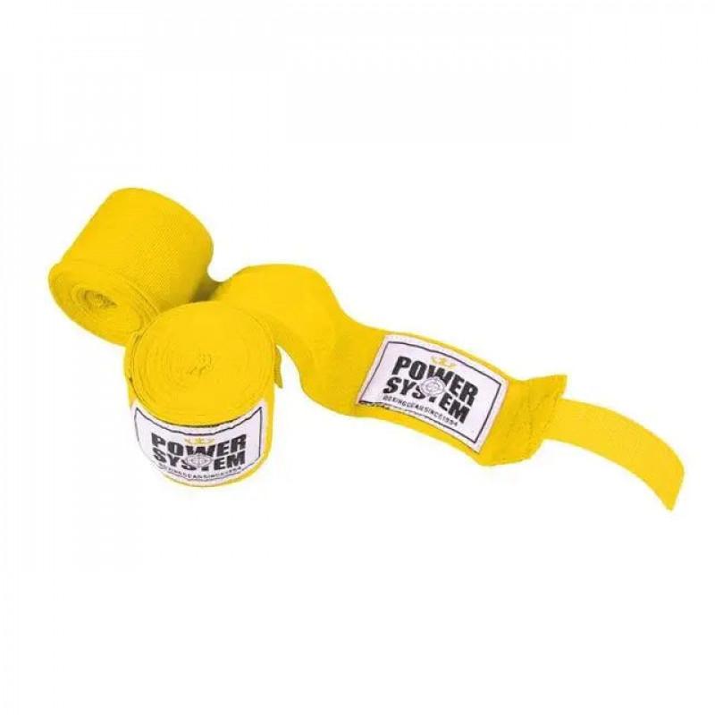 Бінти для боксу Power System Yellow (01598) фото 1