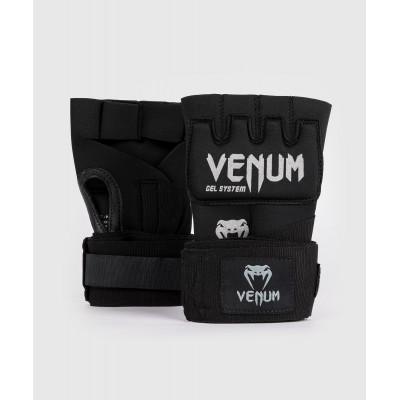 Бинты Venum Gel Kontact Black/Silver (02886) фото 1