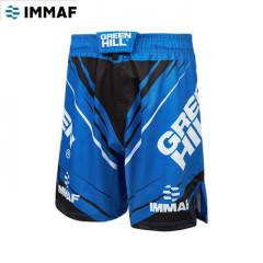 Шорти MMA IMMAF Green Hill blue 