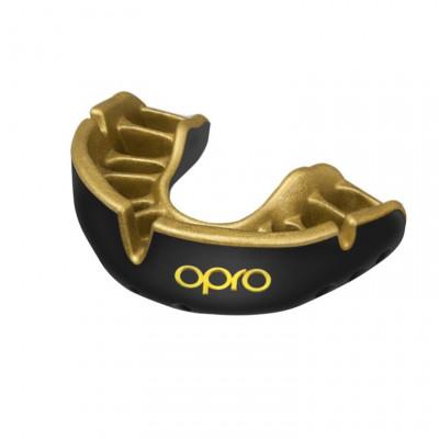 Капа OPRO Gold для единоборств Black/Gold (02718) фото 1