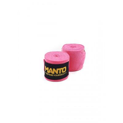 Бинти MANTO handwraps DEFEND V2 pink  (02469) фото 1