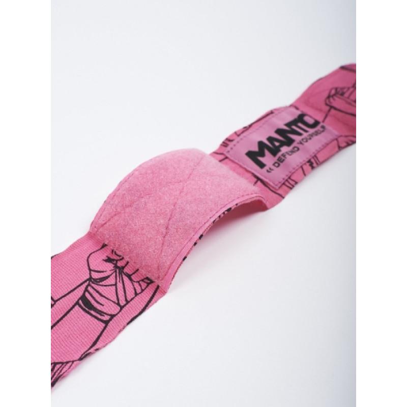 Бинти MANTO handwraps PUNCH pink  (02472) фото 3