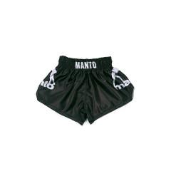 Шорты MANTO shorts MUAY THAI DUAL black/silver