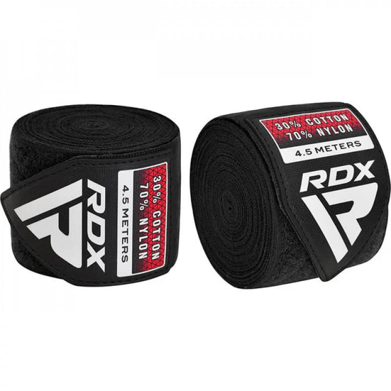 Боксёрские бинты RDX Hand Wraps Black Plus (02677) фото 1