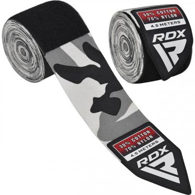 Боксёрские бинты RDX Hand Wraps Camo/ Gray Plus (02676) фото 2