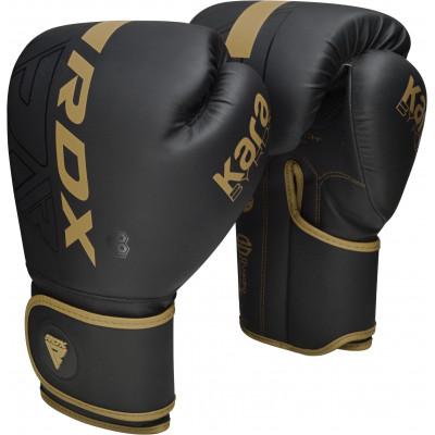 Боксерские перчатки RDX F6 Kara Matte Golden (02641) фото 3