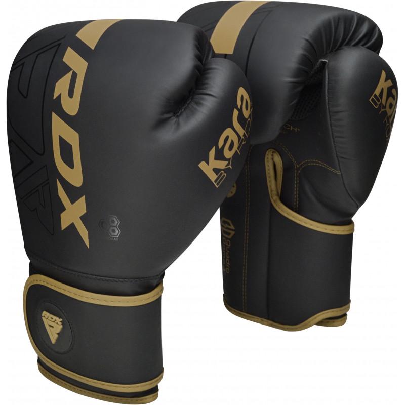 Боксерские перчатки RDX F6 Kara Matte Golden (02641) фото 3