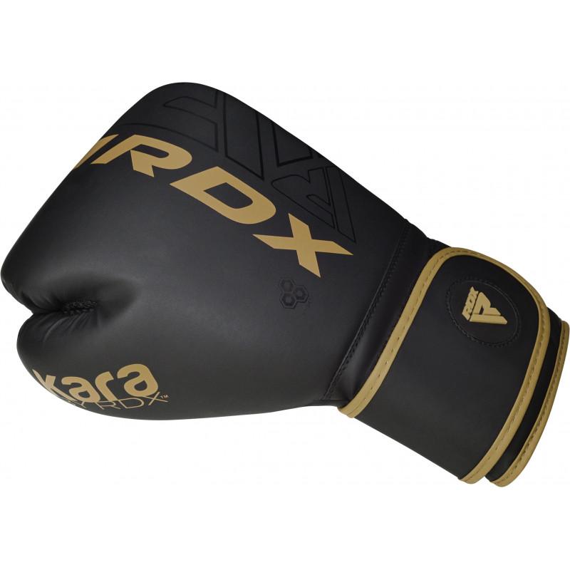 Боксерские перчатки RDX F6 Kara Matte Golden (02641) фото 6