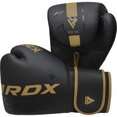 Боксерские перчатки RDX F6 Kara Matte Golden (02641) фото 1