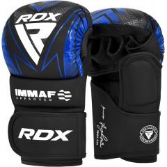 Перчатки ММА RDX IMMAF Grappling Gloves Blue
