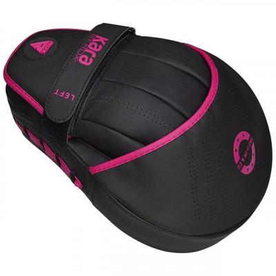 Боксёрские лапы RDX F6 KARA Focus Pads Pink (02667) фото 4