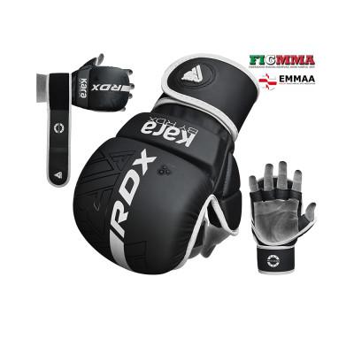 Рукавиці для ММА RDX F6 KARA Matte White Plus (02652) фото 3