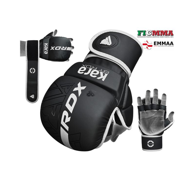 Рукавиці для ММА RDX F6 KARA Matte White Plus (02652) фото 3