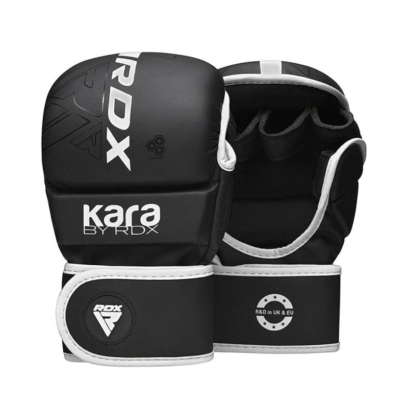 Рукавиці для ММА RDX F6 KARA Matte White Plus (02652) фото 1