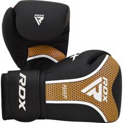 Боксерские перчатки RDX AURA Plus T17 Black/Gold