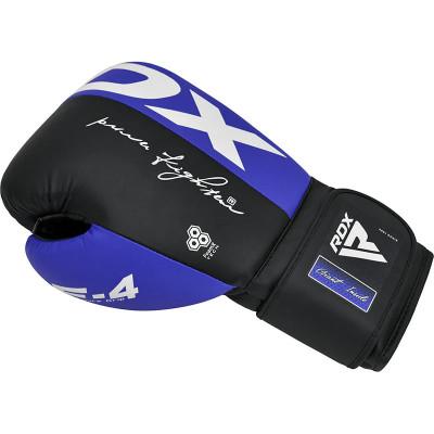Перчатки боксерские RDX REX F4 Blue/Black (02833) фото 2