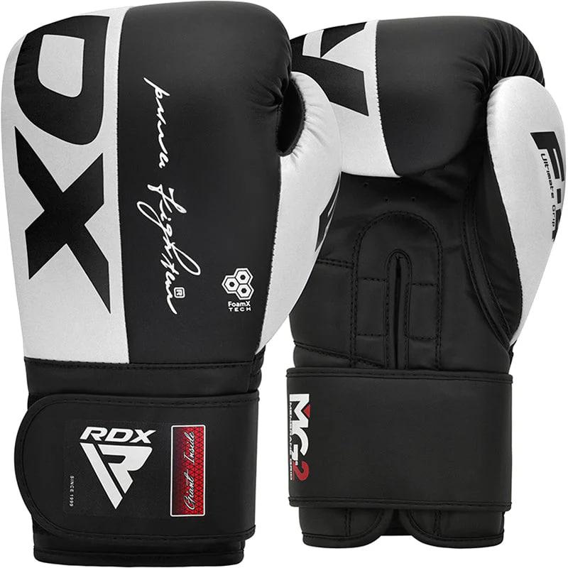 Перчатки боксерские RDX REX F4 White/Black (02832) фото 1