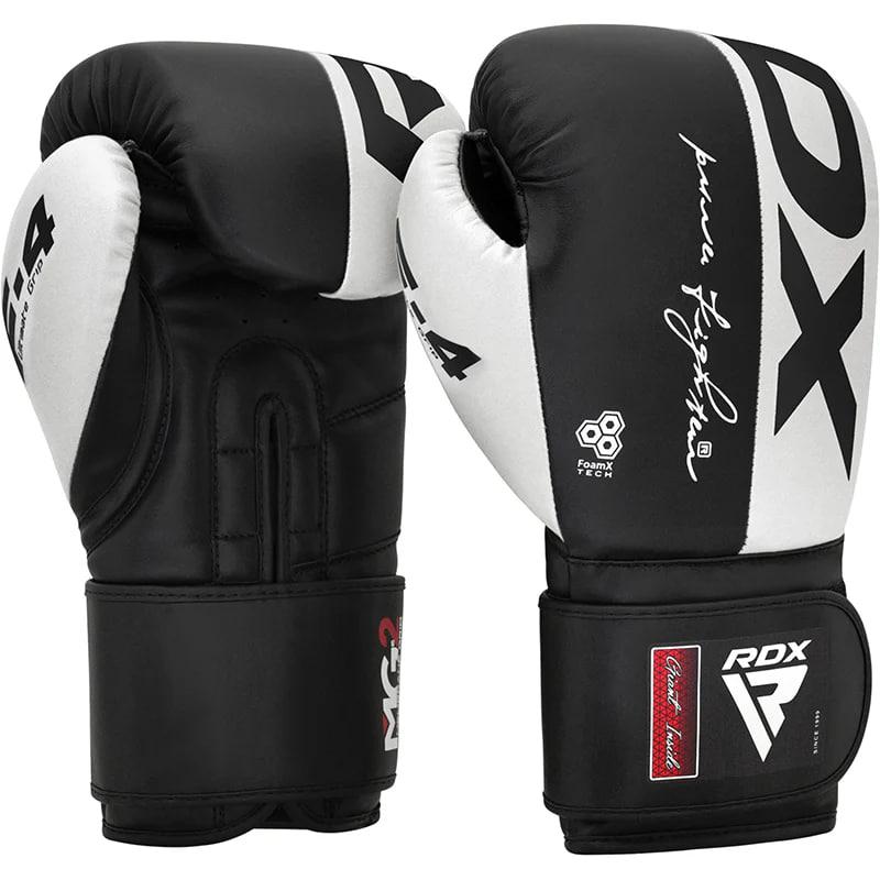 Перчатки боксерские RDX REX F4 White/Black (02832) фото 2