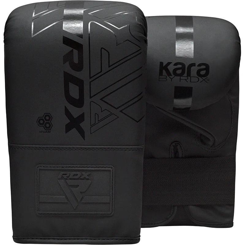 Снарядные перчатки RDX BOXING BAG MITTS F6 Black (02744) фото 1