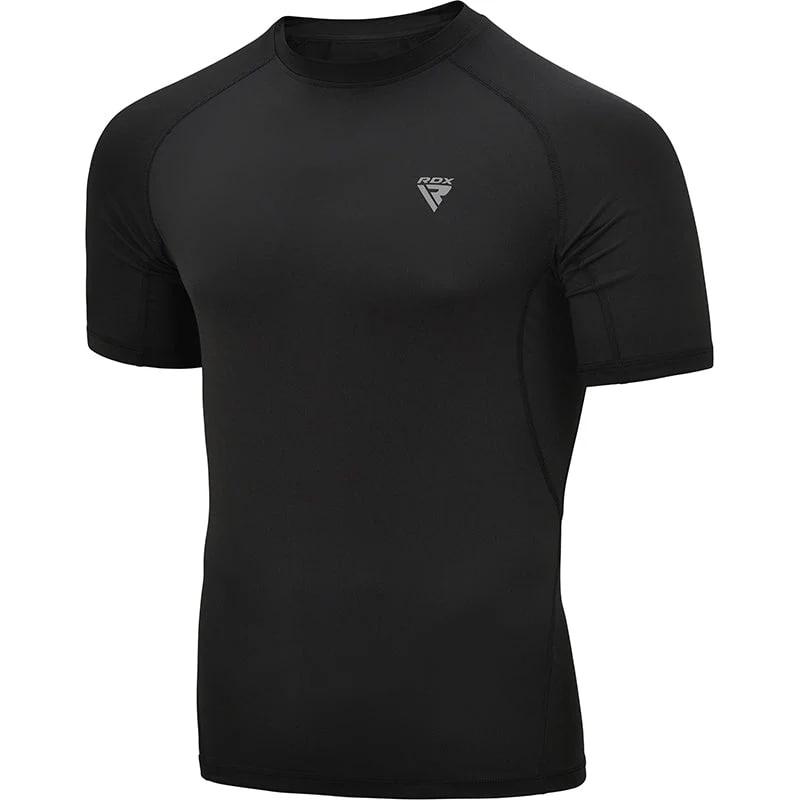 Рашгард RDX T15 Short Sleeve Black (02671) фото 1