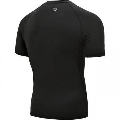 Рашгард RDX T15 Short Sleeve Black (02671) фото 2