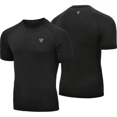 Рашгард RDX T15 Short Sleeve Black (02671) фото 3