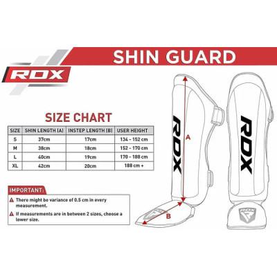 Защита ног RDX Molded KING Shin Instep Red (02750) фото 8