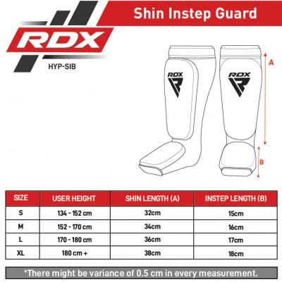 Защита ног RDX SIB Shin Instep Guard black/pink (02752) фото 3