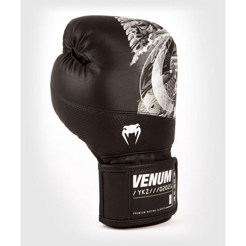 Перчатки Venum YKZ21 Boxing Gloves Black/Silver (02299) фото 5