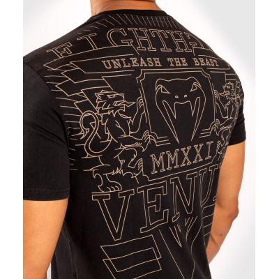 Футболка Venum Lions21 T-shirt Black/Sand (02314) фото 6