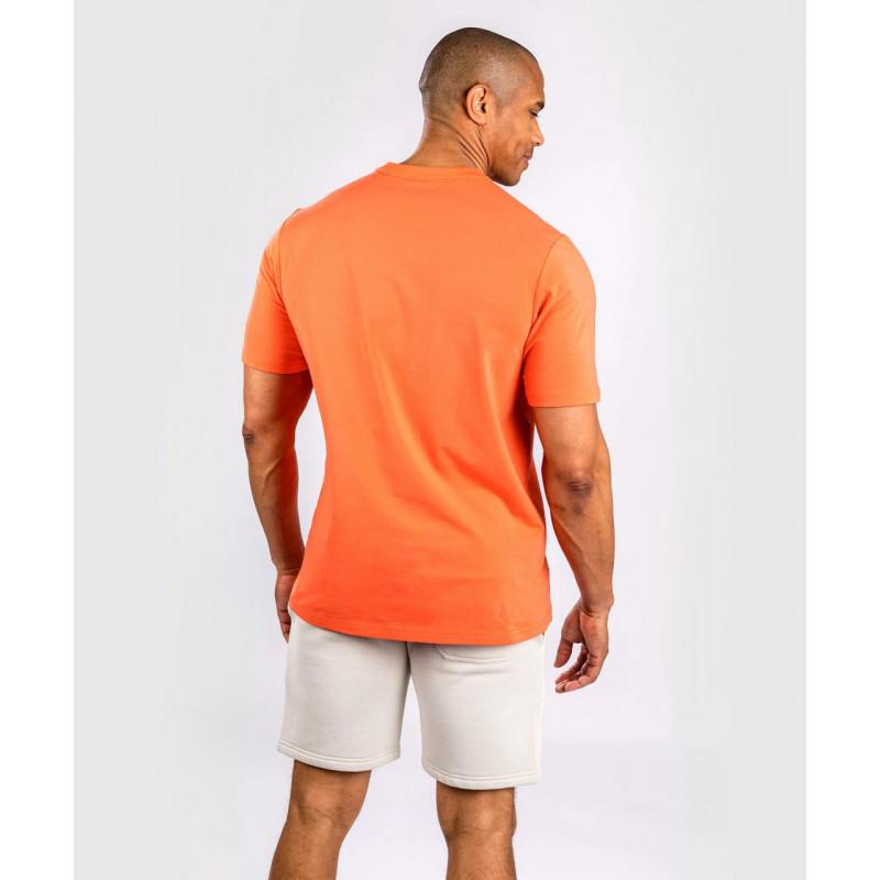 Футболка Venum Classic T-Shirt - Orange/Navy Blue (02575) фото 2