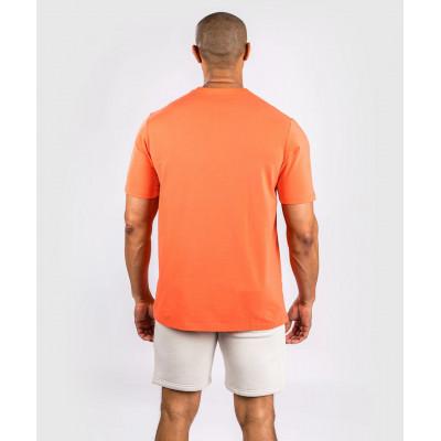Футболка Venum Classic T-Shirt - Orange/Navy Blue (02575) фото 4