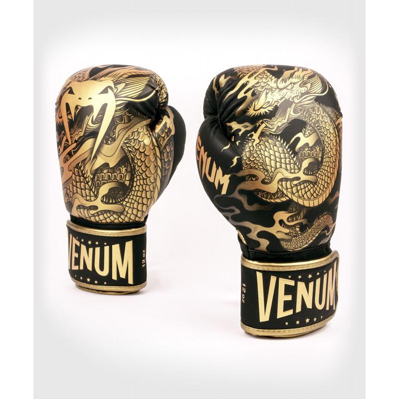 Рукавички Venum Dragon Boxing Black/Bronze (02422) фото 3