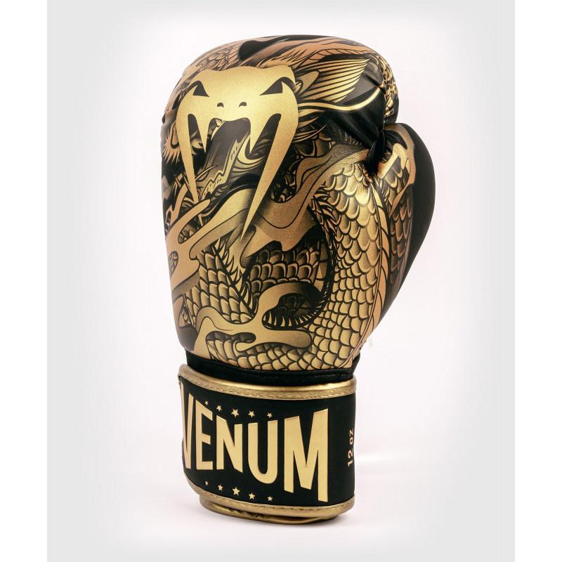 Перчатки Venum Dragon Boxing Black/Bronze (02422) фото 4