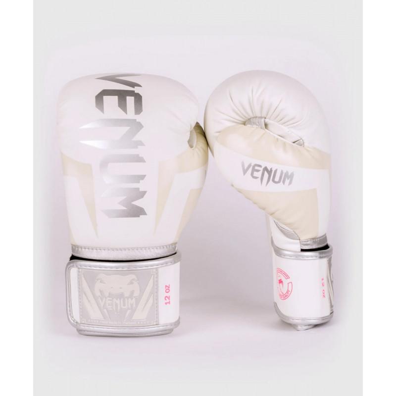 Рукавички Venum Elite Boxing White/Sil/Pink (02445) фото 1