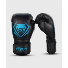 Перчатки Venum Contender Boxing Gloves Black/Cyan