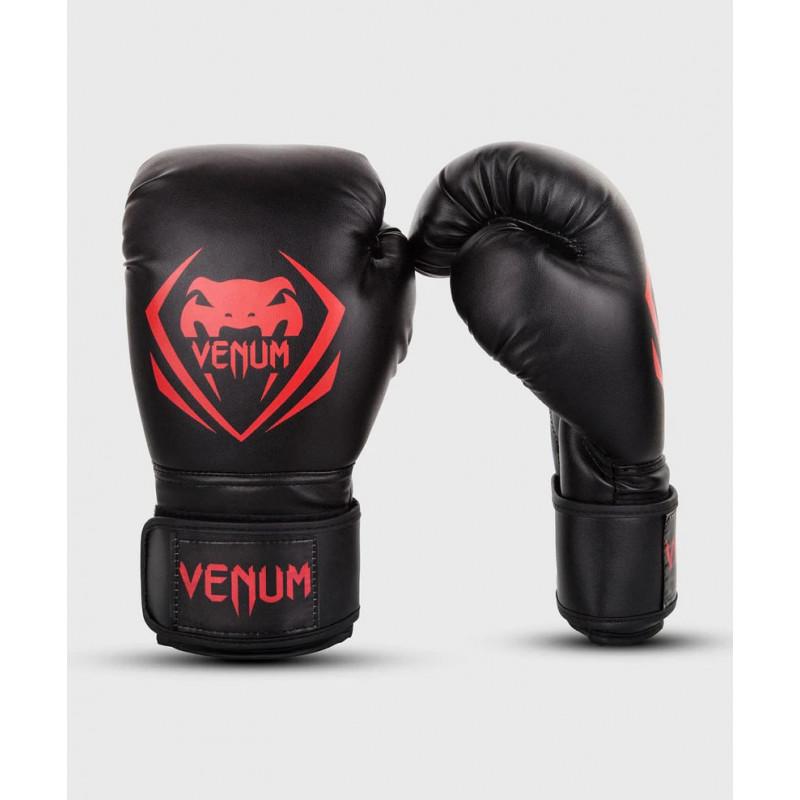 Перчатки Venum Contender Boxing Gloves Black/Red (02608) фото 1