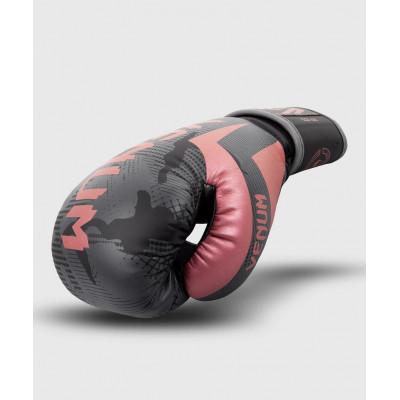 Перчатки Venum Elite Boxing Gloves Black/Pink Gold (02619) фото 6