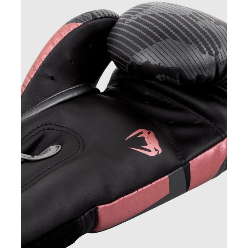 Перчатки Venum Elite Boxing Gloves Black/Pink Gold (02619) фото 5