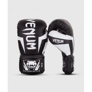 Перчатки  Venum Elite Boxing Gloves Black/White
