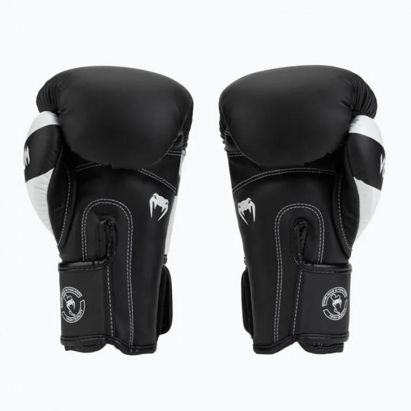 Рукавички Venum Elite Boxing Gloves Black/White  (02603) фото 3