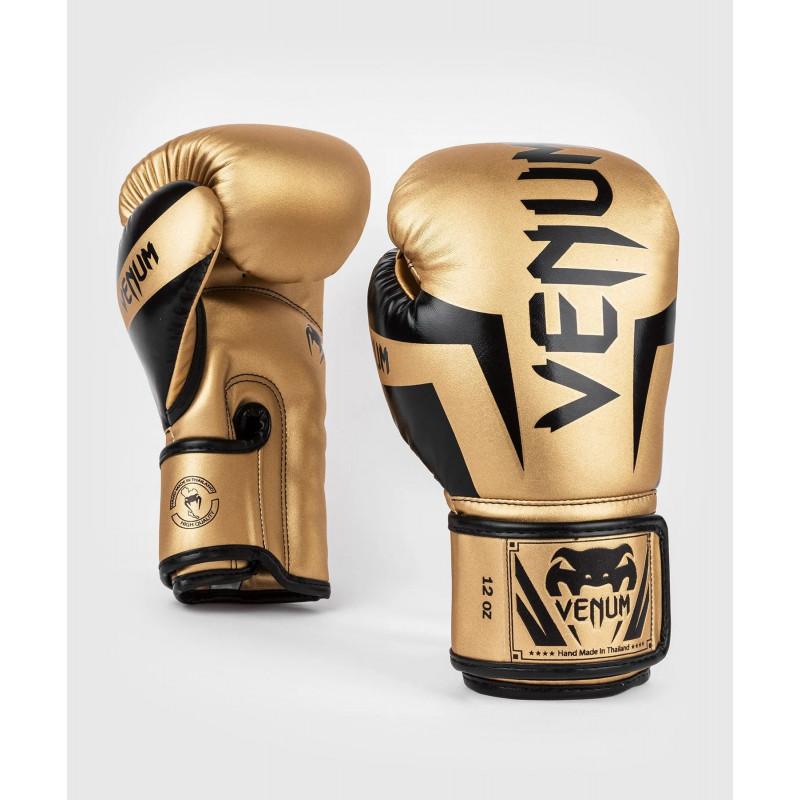 Перчатки Venum Elite Boxing Gloves Gold/Black (02969) фото 2