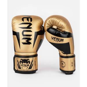 Перчатки Venum Elite Boxing Gloves Gold/Black